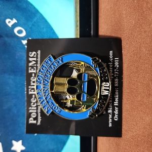 Police Fire EMS WTC 20th Anniversary Pin